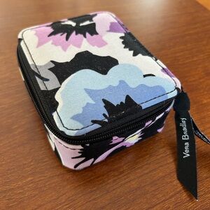 Vera Bradley Pill Case Holder Purple Floral Bag